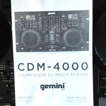 GEMINI DJ CDM 4000 PERFETTAMENTE FUNZIONANTE