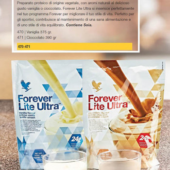 Proteine in polvere con 12 vitamine e 9 minerali: Forever Lite Ultra 