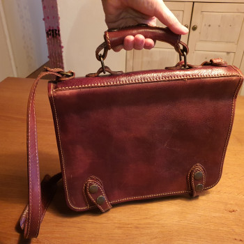 BORSA/CARTELLA in vera pelle